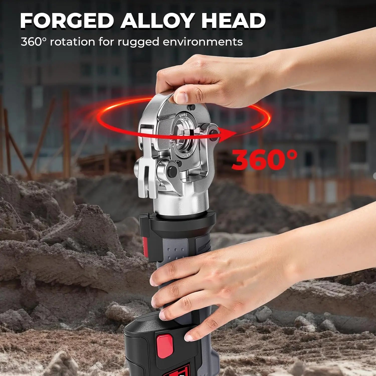 Electric Hydraulic Crimping Tool Kit | 12 Dies | 6T & 12T Models | 6AWG–800MCM Carousel 1