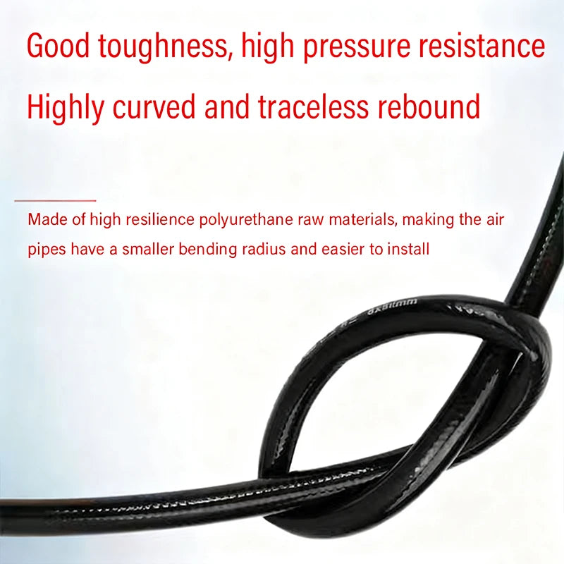 Braided High-Pressure Air Compressor Hose 8×5mm – Reinforced PVC Air Hose for Compressors Carousel 7