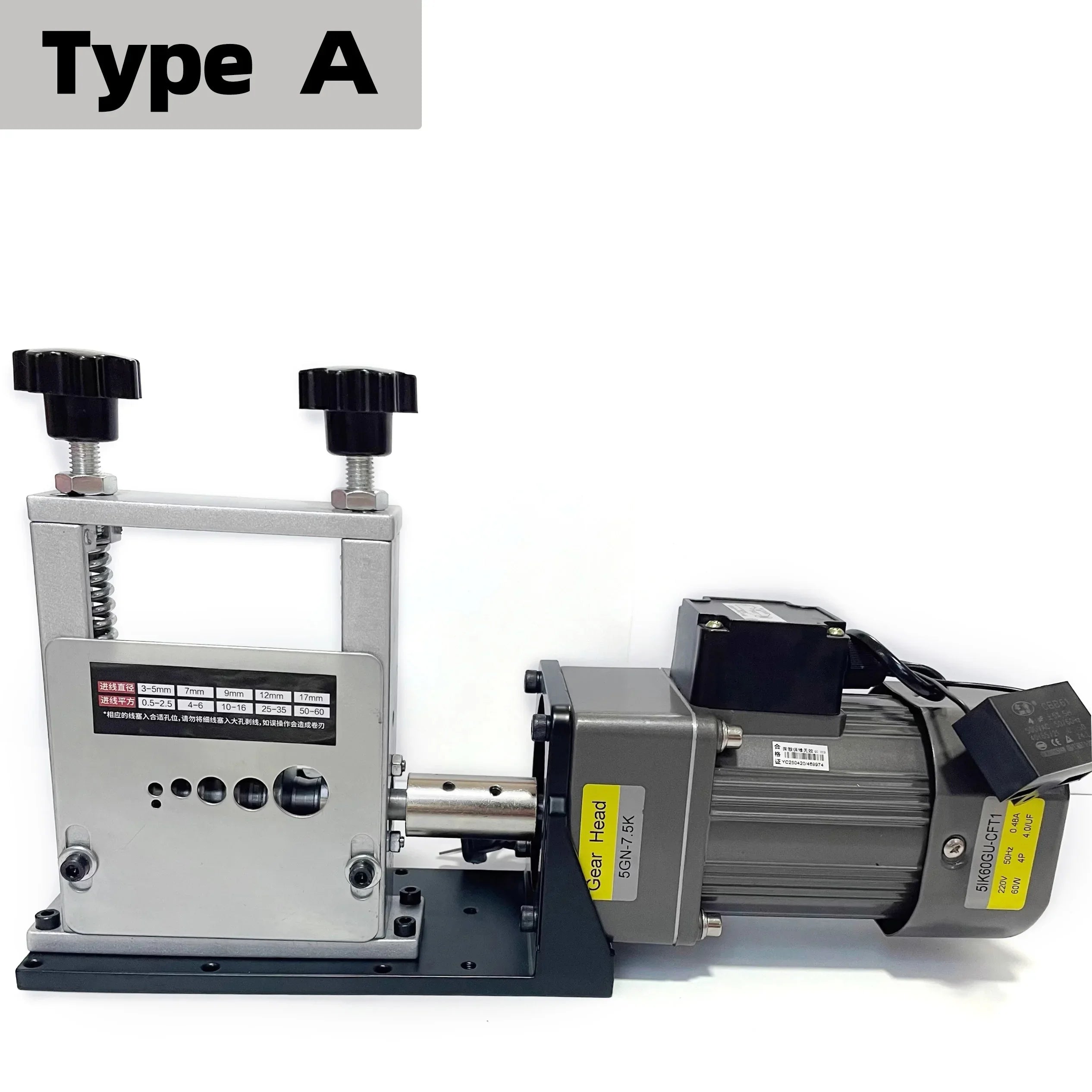 Electric Wire Stripper Machine | 60W 5-Channel Automatic Cable Stripping | 1-22mm Carousel 16
