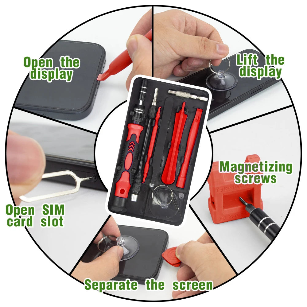 115-in-1 Precision Screwdriver Set | 98 Magnetic Bits | Phone, Laptop & Electronics Repair Kit Carousel 2