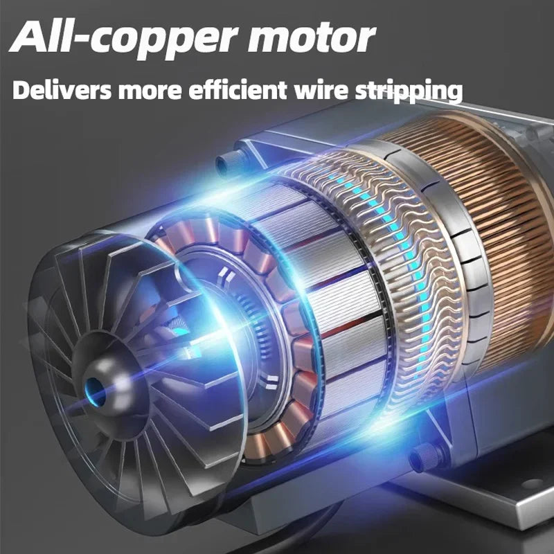 Electric Wire Stripper Machine | 60W 5-Channel Automatic Cable Stripping | 1-22mm Carousel 2