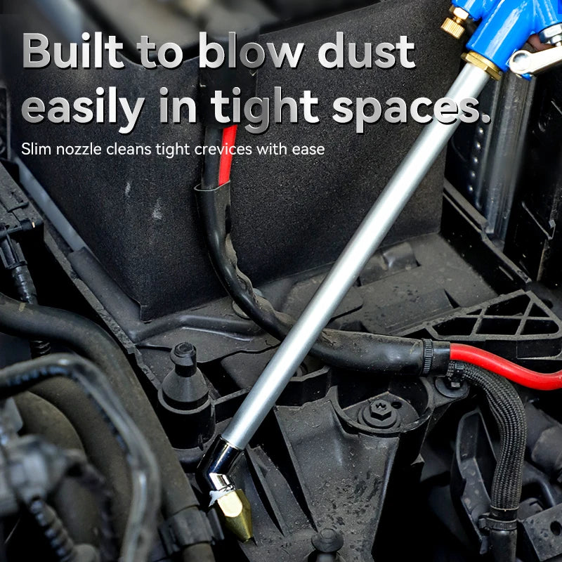 Pneumatic Cleaning & Spray Gun – High-Pressure Air & Water Dual-Purpose with Adjustable Nozzle Carousel 5