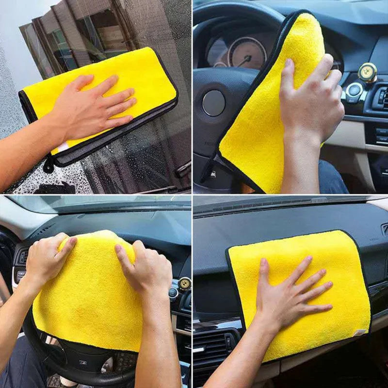 Microfibre Car Wash Towels | Multi-Pack | 30x30, 30x40 & 30x60cm | Scratch-Free Cleaning Cloth Carousel 2