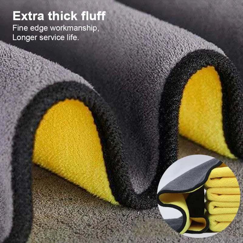 Microfibre Car Wash Towels | Multi-Pack | 30x30, 30x40 & 30x60cm | Scratch-Free Cleaning Cloth Carousel 4