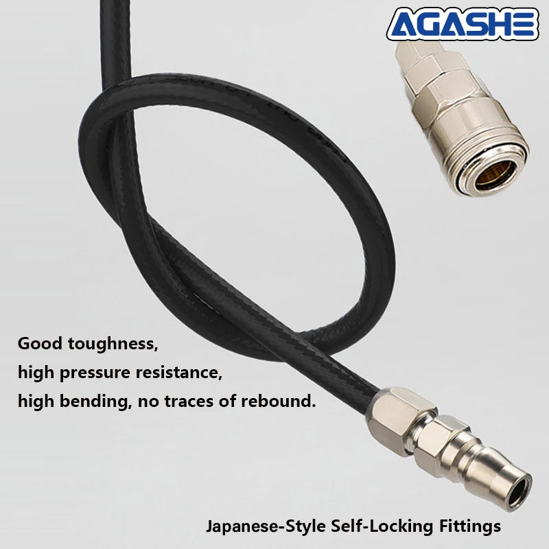 Braided High-Pressure Air Compressor Hose 8×5mm – Reinforced PVC Air Hose for Compressors Carousel 1