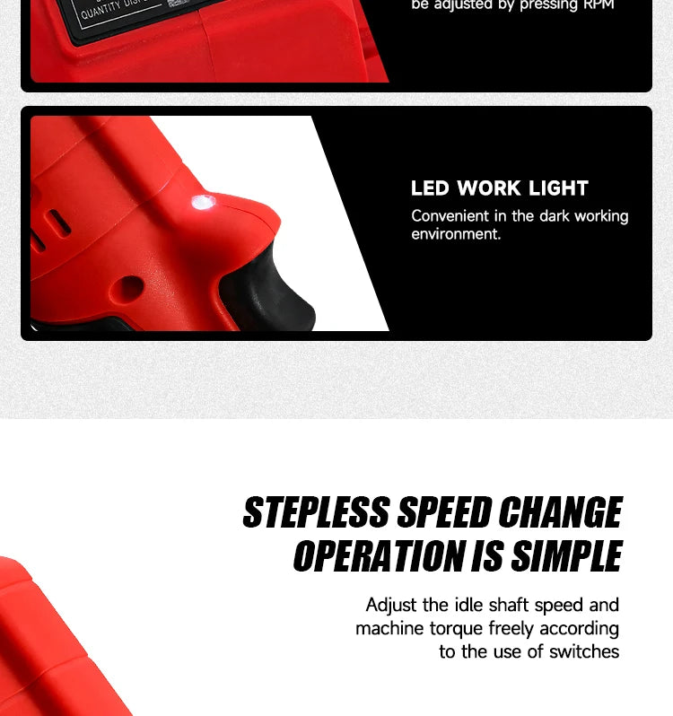 M-WALK 18V Cordless Brushless Ratchet Wrench – Right Angle, 80Nm, 1/2" & 3/8" Drive Carousel 11