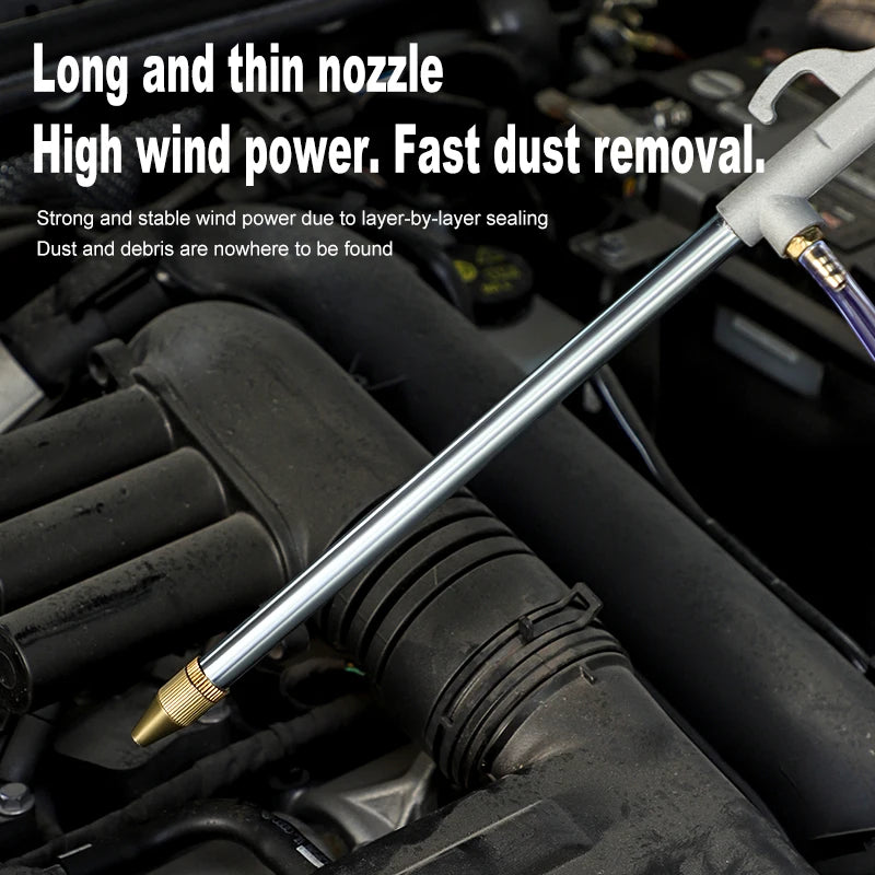 Pneumatic Cleaning & Spray Gun – High-Pressure Air & Water Dual-Purpose with Adjustable Nozzle Carousel 6