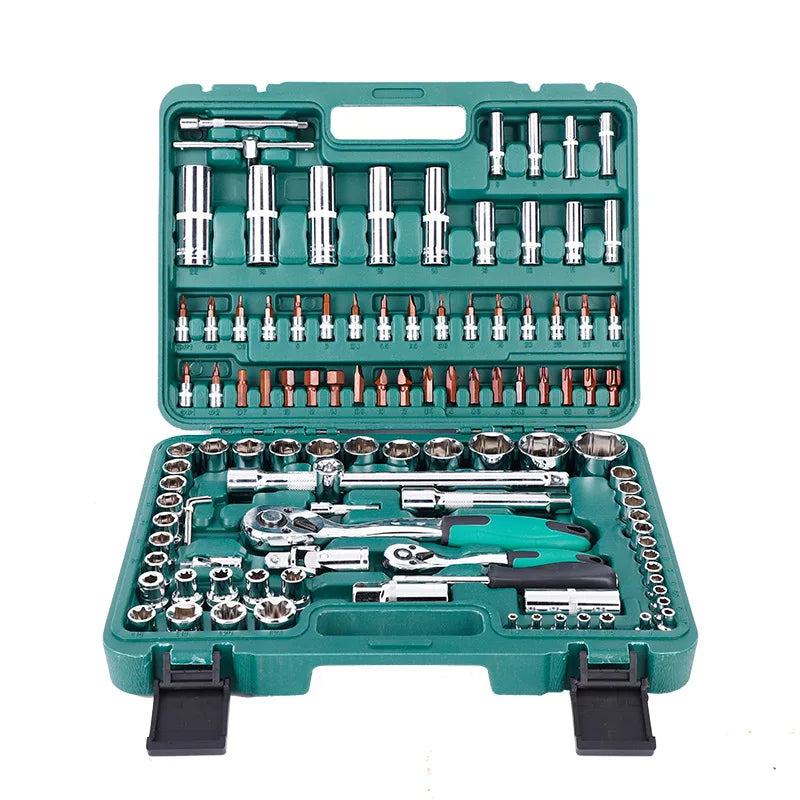 Professional 108-Piece Tool Set – Chrome Vanadium, Metric & Imperial, Storage Case Included Carousel 1