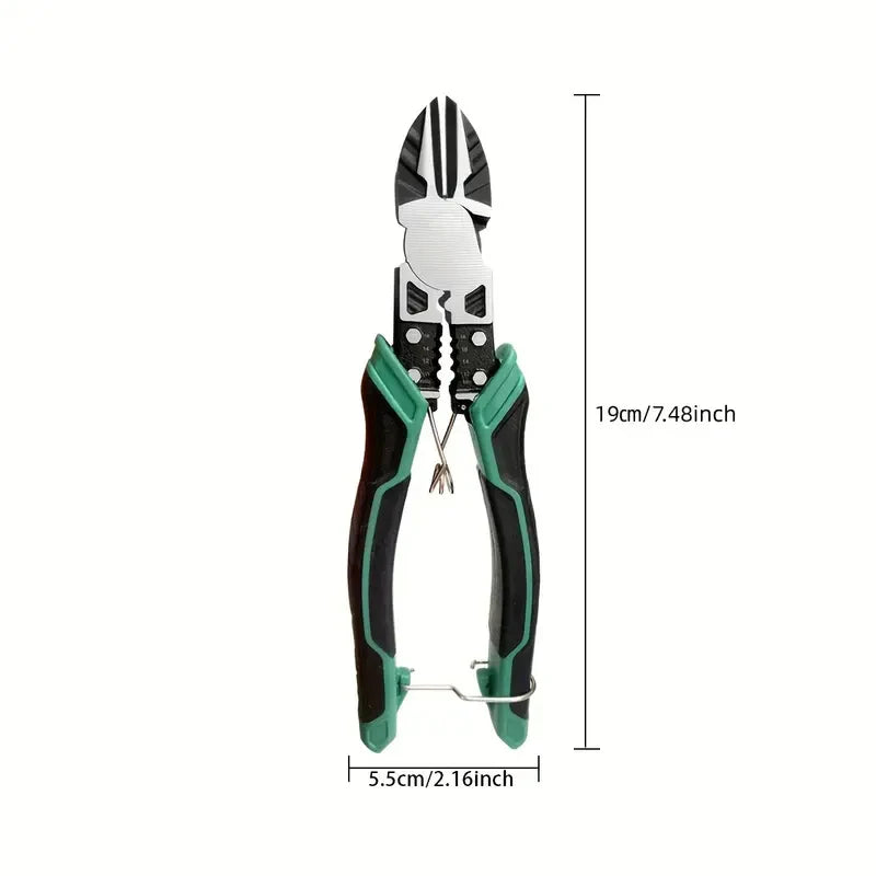 XMSJ Heavy Duty Wire Cutters & Pliers – Diagonal, Needle-Nose & Combination, Singles or 3-Piece Set Carousel 9