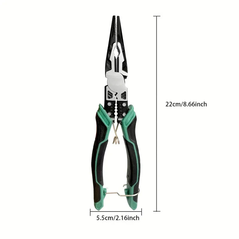 XMSJ Heavy Duty Wire Cutters & Pliers – Diagonal, Needle-Nose & Combination, Singles or 3-Piece Set Carousel 7