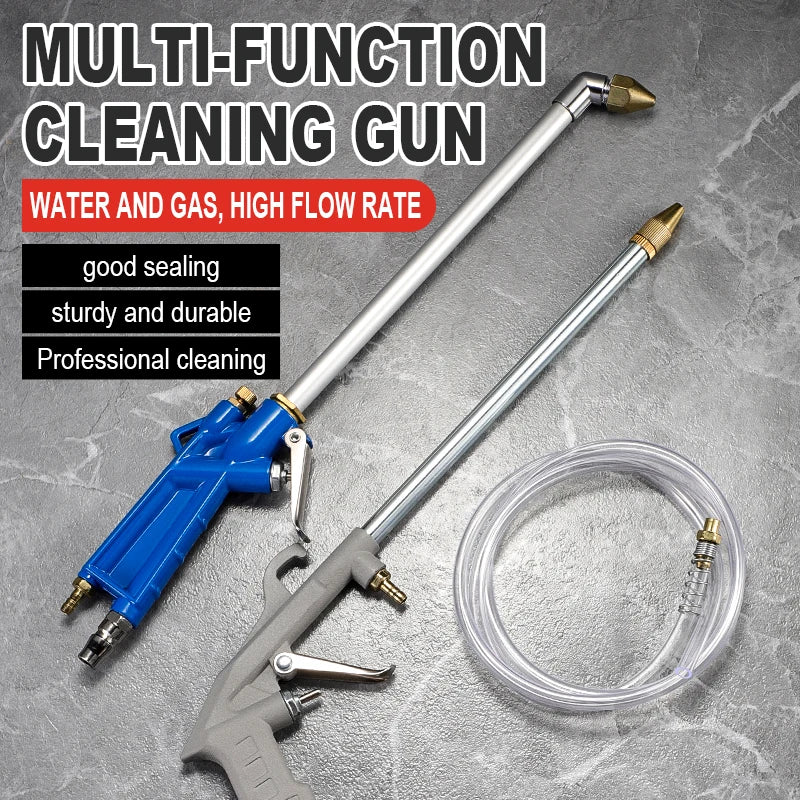 Pneumatic Cleaning & Spray Gun – High-Pressure Air & Water Dual-Purpose with Adjustable Nozzle Carousel 1