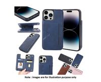 iPhone 14 Plus Blue Hanman Mika Back Wallet Case