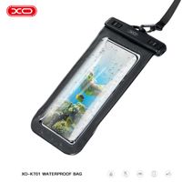 XO KT01 Cell Phone PVC Waterproof Pouch with Lanyard Black Carousel 3