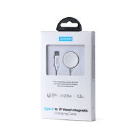Joyroom Type-C to iP Smart Watch Magnetic Charging Cable 1.2m-White S-IW004