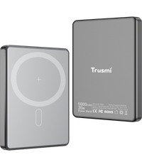 Trusmi PD20W Ultra thin MAGNETIC WIRELESS Powerbank 5000mAh Gray PB01-021 Carousel 6