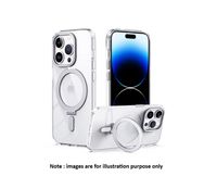 iPhone 12/12 Pro Silver Clear With Stand Case With Magsafe