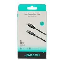 Joyroom Type-C to Lightning 2m-Black (Braided) 30W Fast Charging Data Cable S-A25