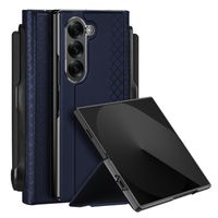 Samsung Z Fold 6 Blue Dux Bril Case With Pen Holder