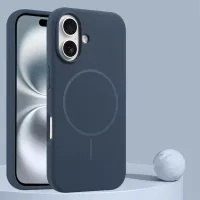iPhone 16 Pro Blue Magsafe Silicon Case