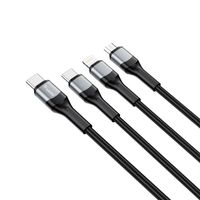 Trusmi CA29-050 66W 3 in 1 Charging Cable Type-C to Type-C Lightning Micro Carousel 1