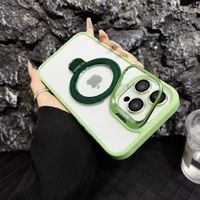 iPhone 13 Pro Green Magsafe Support Case with Camera Lens Protector & Dual Stand