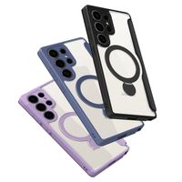 Samsung S25 Ultra Purple Dux Skin X Pro Folio Magnetic Case with 360?? Ring Stand Carousel 1