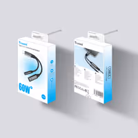 Trusmi 2-in-1 Type-C to C female + 3.5mm four-level audio female adapter cable CA50-01