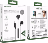 Acefast L2 for Phone/Tablet Clear Sound 1.2m USB-C Wired Earphones with Mic