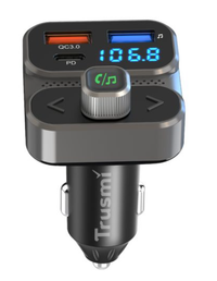 TRUSMI 54W A+C Car Charger and FM Transmitter CC10-01 Carousel 3