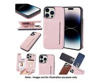 iPhone 16 Rose Gold Hanman Mika Back Wallet Case