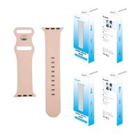 Trusmi Light Pink Silicon Watch Band 38mm 40mm 41mm 42mm