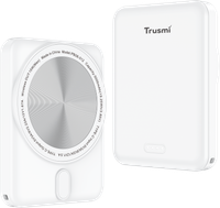 Trusmi PD20W MAGNETIC WIRELESS(15W ) POWER BANK 5000mAh White PB08-012 Carousel 3