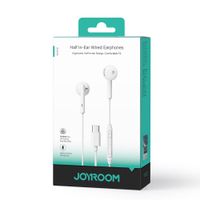 Joyroom TYPE-C Earphones White Wired JR-EC05