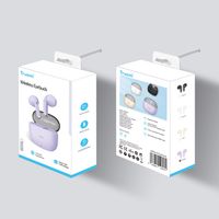 TRUSMI WS04-04 Purple Semi-In-Ear Wireless Earphone Colorful Carousel 4