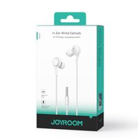 Joyroom Earbuds White Wired JR-EW02