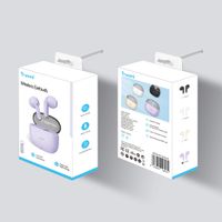 TRUSMI WS04-04 Purple Semi-In-Ear Wireless Earphone Colorful Carousel 2