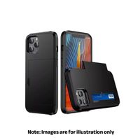 iPhone 6/6S Black Back Card Holder Case