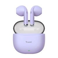 TRUSMI WS04-04 Purple Semi-In-Ear Wireless Earphone Colorful Carousel 3