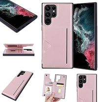 Samsung S24 Rose Gold Hanman Mika Back Wallet Case
