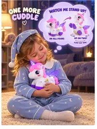 Electric Stunt Spinning Unicorn Toy, Rechargeable With Music & Lights, Cartoon Animal Shaped Toy For Girls Carousel 2