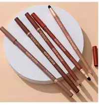 beauty glazed Dual-Ended Lip Liner Pencil, Cream Matte Lip Liner Pencil And Blending Brush Carousel 4