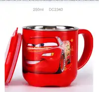 Disney Lightning Stainless Steel Inner Liner With Handle And Lid Beverage Coffee Cup Carousel 7