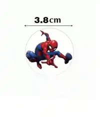500pcs/Set Classic Roll Round Stickers, Superhero Self-Adhesive Sealing Labels Carousel 3