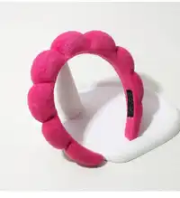 1pc Velvet Spa Headband, High-Quality Elegant Crown Top Headwear For Outdoor