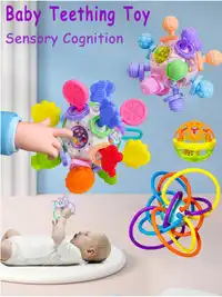Montessori Sensory Toys For Babies, Manhattan Toy Ball Pit, Baby Teething Toys
