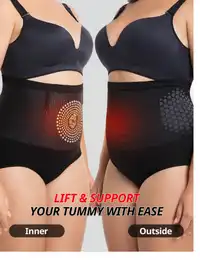 Plus Size Women's Seamless High Waist Shaping Sports Underwear Carousel 4
