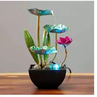 1pc 3-Tier Desktop Waterfall Fountain, Relaxing Sound For Office & Bedroom Decor