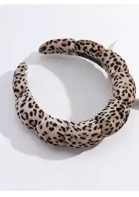 Leopard Print Headband, Makeup Headband, Women's Facial Care Hair Clips Carousel 1