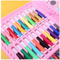 Decoration 36pcs/Set Kids Watercolor Painting Set Including Illustration Book, Crayons And Coloring Pens Set With Drawing Book Carousel 8