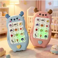 Interactive Baby Music Phone: Music, Animals And Over 10 Sound Effects, 2 Switchable Modes Carousel 1